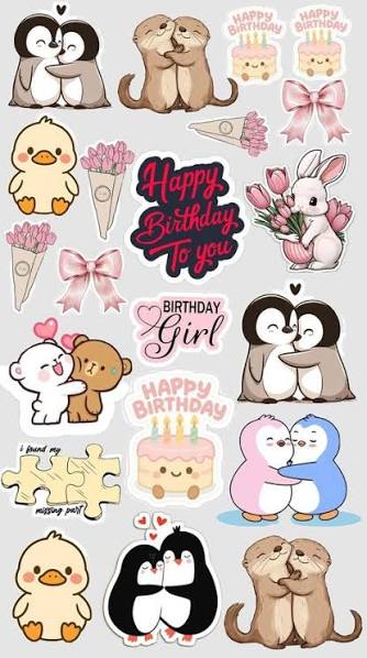 Add cute stickers in box