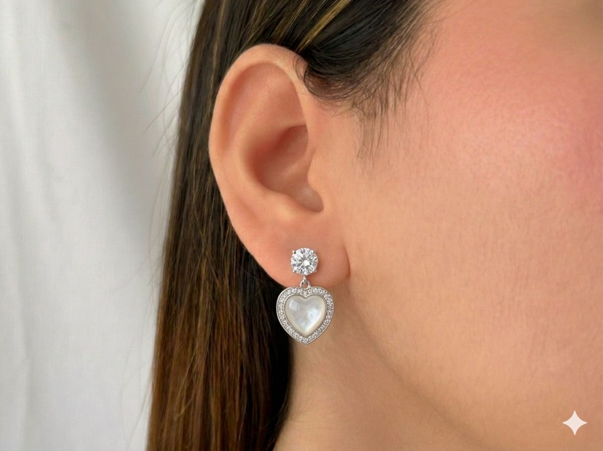 Heart earrings