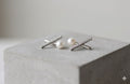 Silver earrings