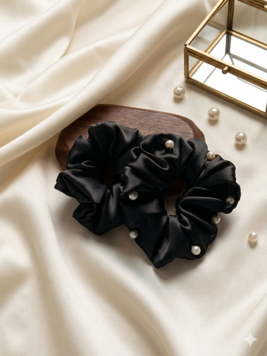 Black scrunchie