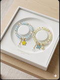 Combo charm brecelete (sky blue/yellow)
