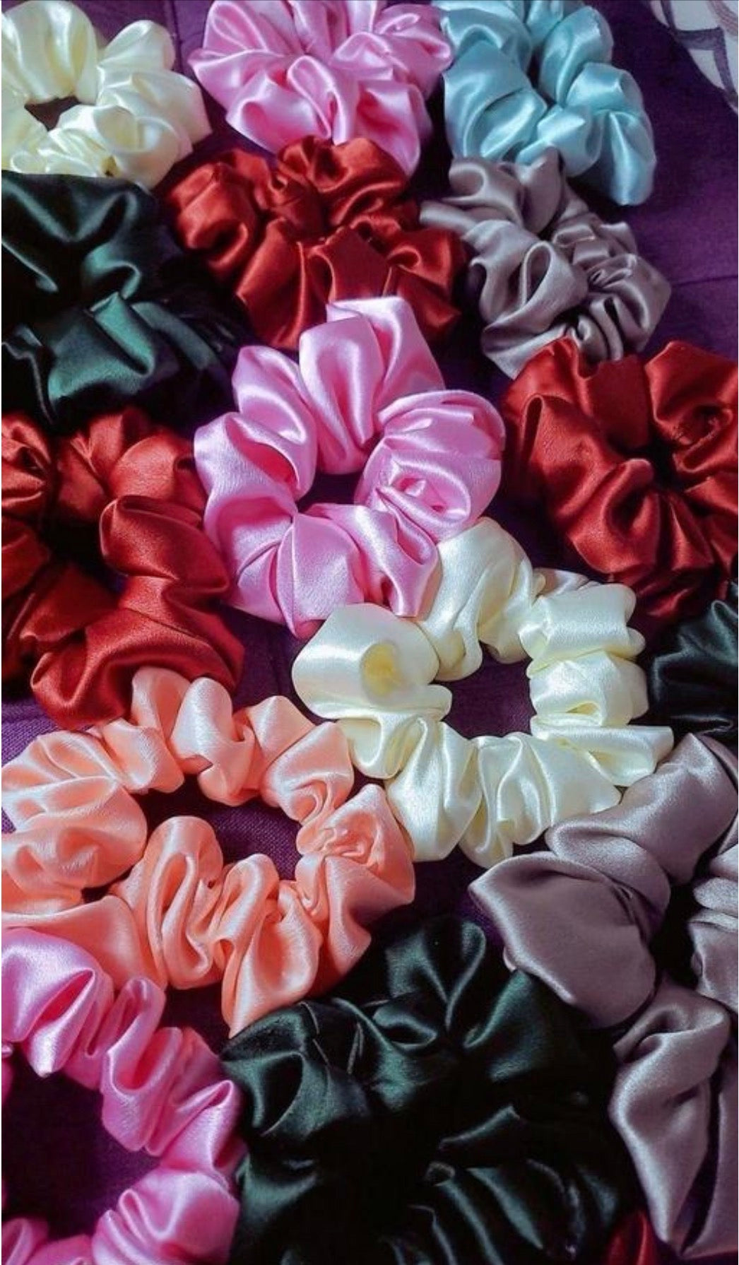 Premium Satin Scrunchies