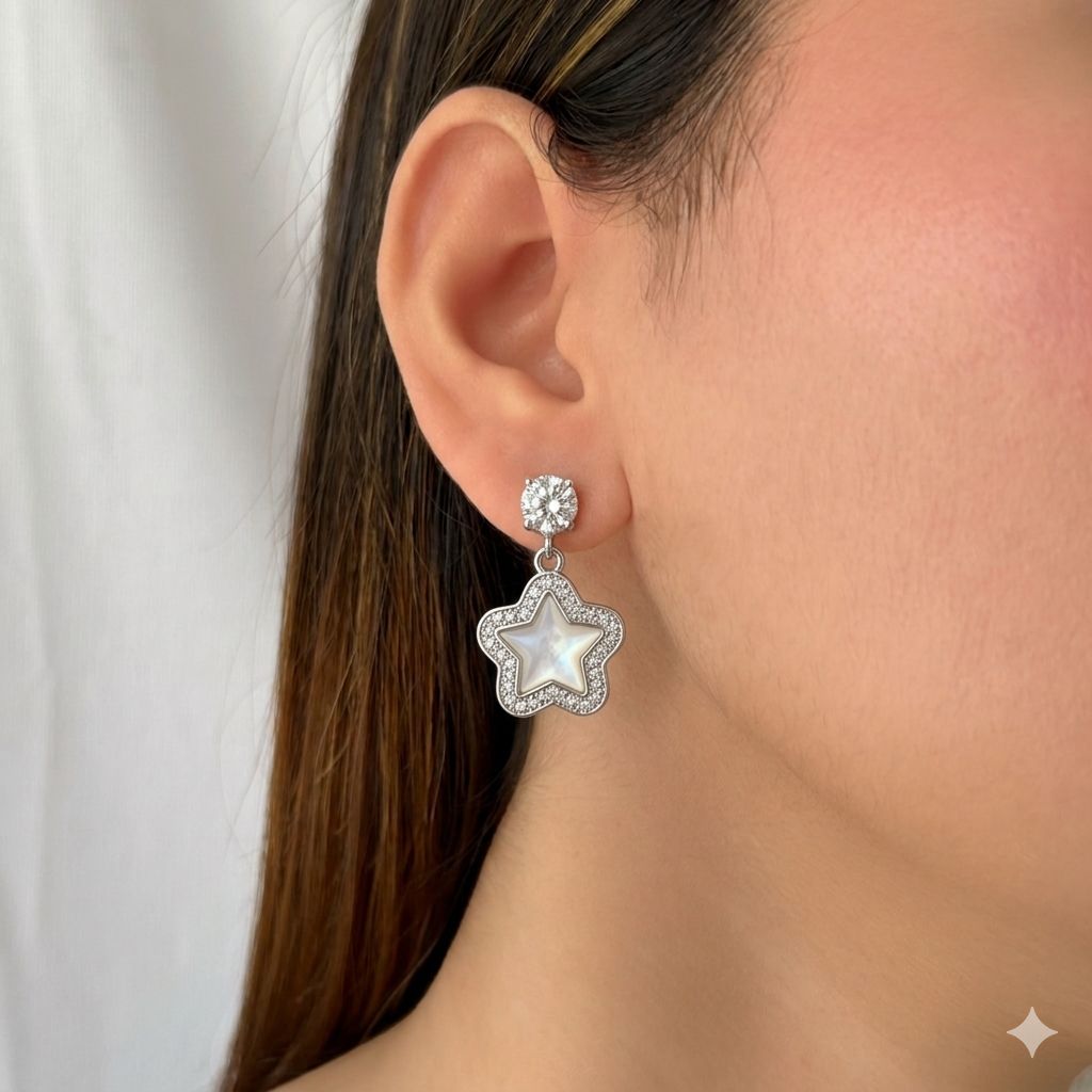 Star earrings