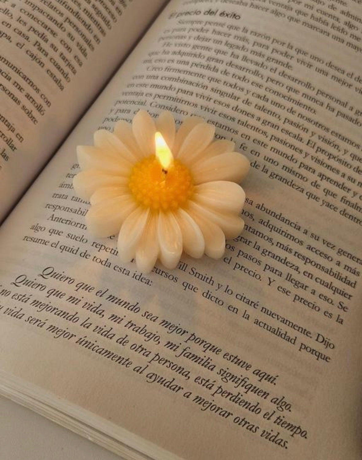 Daisy Candle