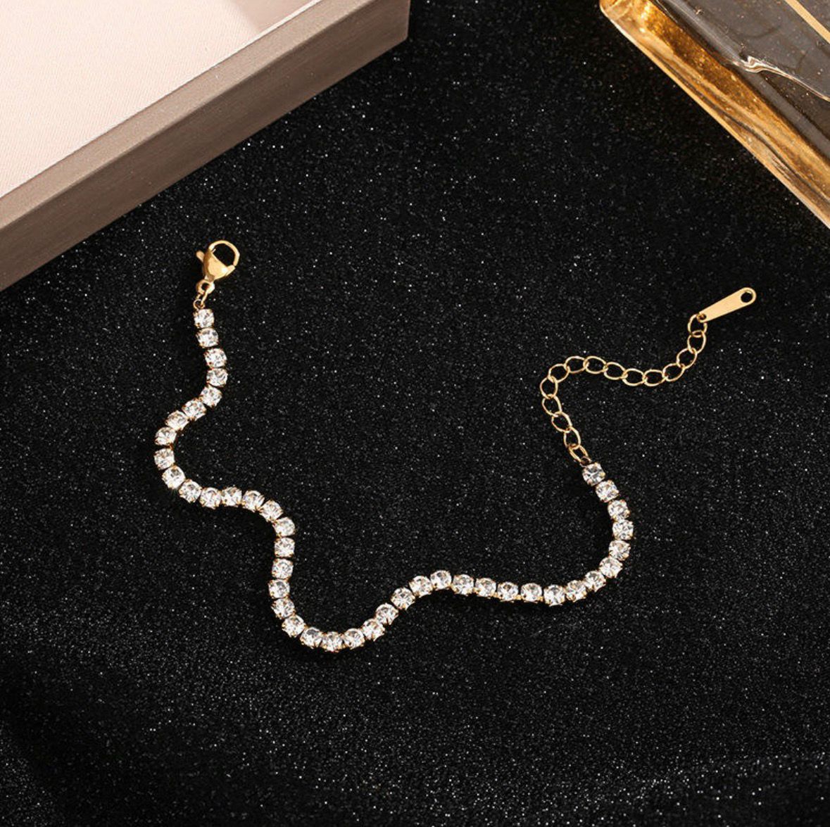 Shiny Full Diamond CZ Tennis Bracelet