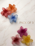 Matte flowers hair clow