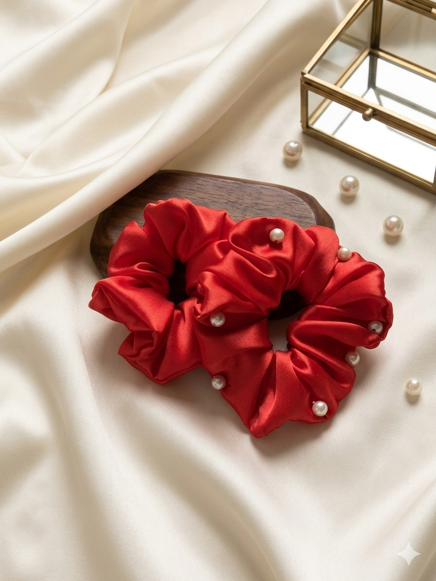 Red scrunchie