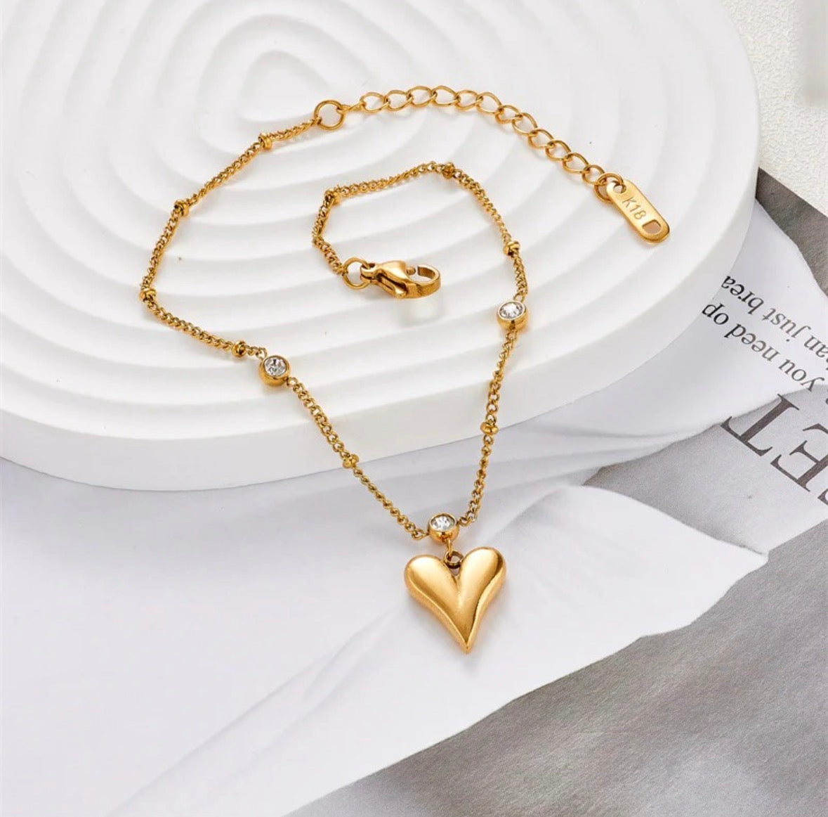 Heart Drop Stone
Bracelet