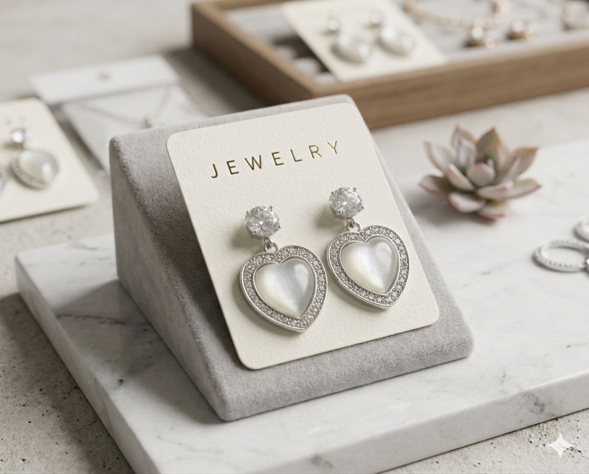 Heart earrings