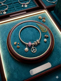 Water pink charm brecelet